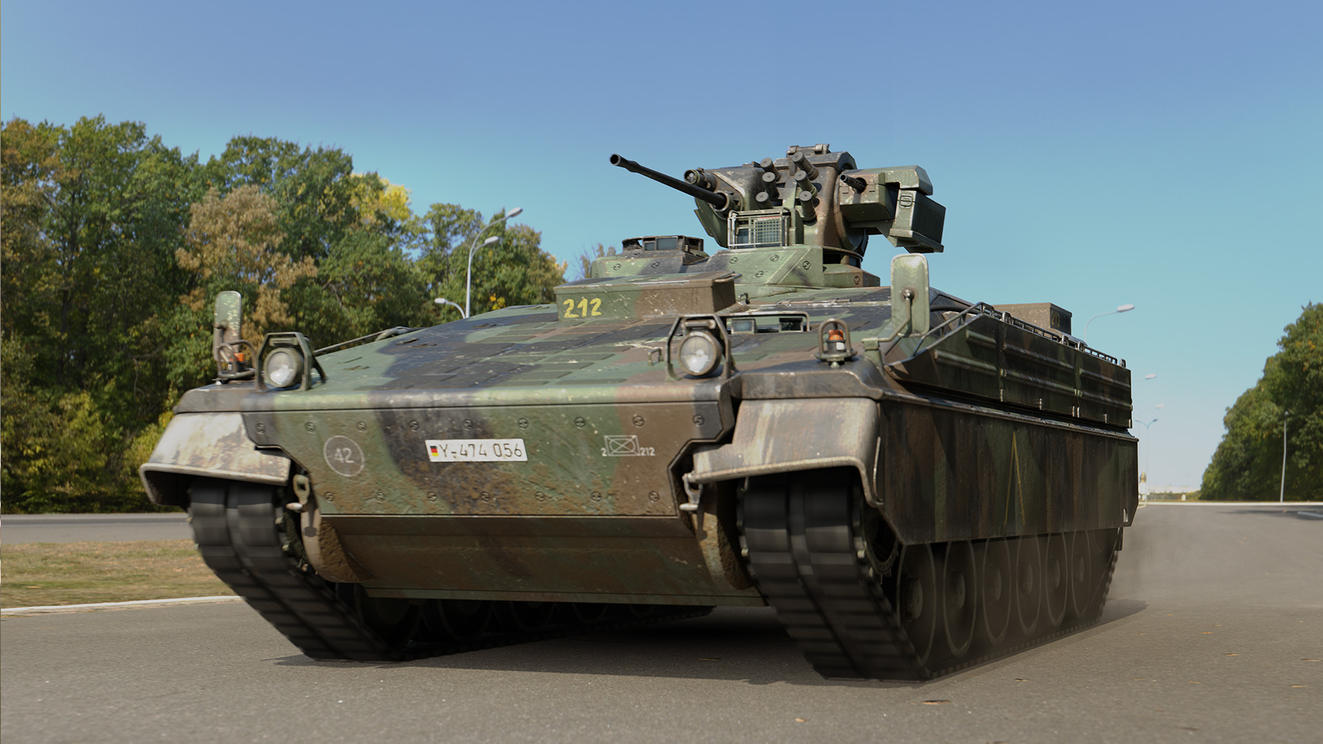 3D model of an Marder 1A3 in german army camo